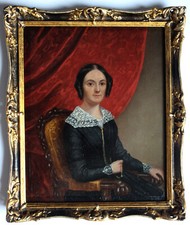Kleines Biedermeier Portrait