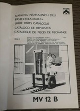 NVA ORIGINALER ERSATZTEILKATALOG DESTA MV 12 B