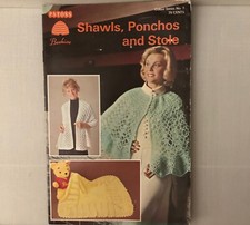 Patons Tücher Ponchos & Stola Strick Häkelmuster Bienenstock Farbserie Nr. 7