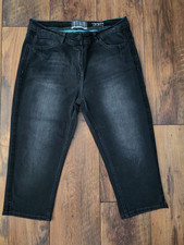 super Jeans schwarz 3/4 TORONTO 19 Inch von CECIL für Girlies/Damen