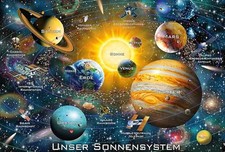 Unser Sonnensystem Puzzle, 200 Teile Kinderpuzzle Schmidt Spiele 56308