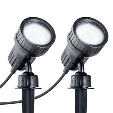 2x Gartenleuchte LED Erdspieß IP44 Außenstrahler Terrasse Wegbeleuchtung GU10