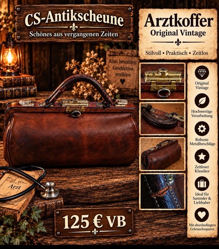 Hebammen arzttasche leder - hebammen/arzttasche,
