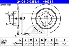 ATE 2x 24.0110-0355.1 2x ATE
