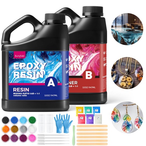64oz epoxidharz set klar - 64oz,