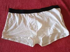 Boxershort Slip Herren  Unterwäsche  Baumwolle Größe XL Underwear weiß