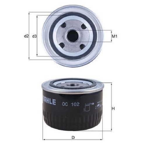 Knecht ölfilter 22210350 für - knecht,