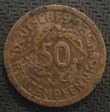 50 Pfennig - 1924 A - Weimarer Republik