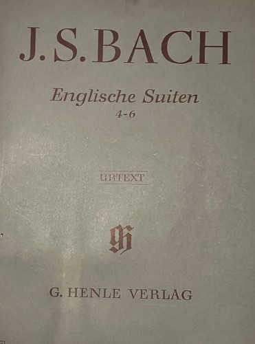 Bach englische suiten - bach,
