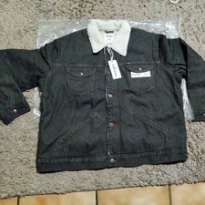 Wrangler Jeansjacke Sherpa Gr. 4XL Rockstar in Schwarz Jeans Original ( 17 )