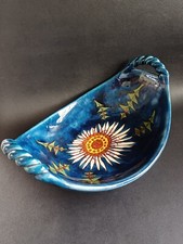 Hindelanger Keramik – große handbemalte Schale mit Blumenmotiv | Allgäuer