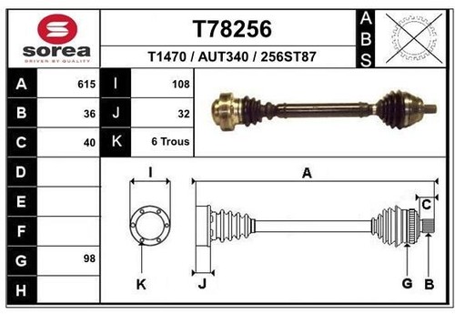 Antriebswelle für audi tt - ,