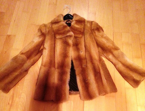 Damen pelz jacke wiesel - -,