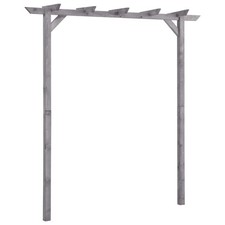 vidaXL Garten-Pergola Grau
