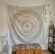 Indischer Mandala Wandteppich