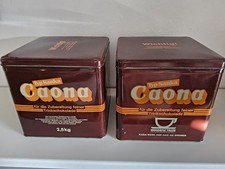 2x alte Blechdosen CAONA Sanka
