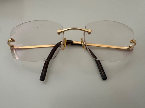 Cartier paris randlose brille - cartier,
