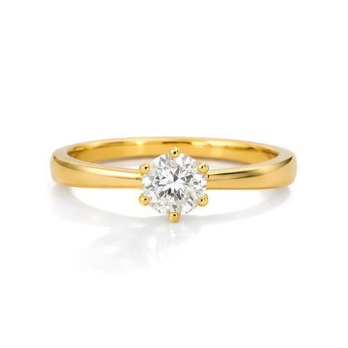Ring mit diamant solitär 50 - diamant, 0,50