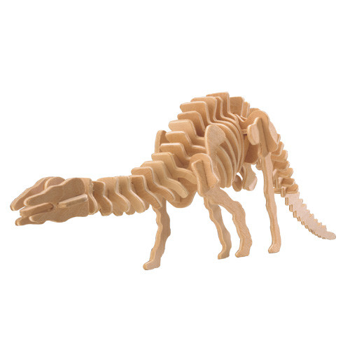 Apatosaurus holzbausatz - 3d,