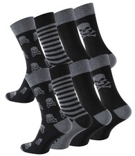 8 Paar Herren Socken Totenkopf