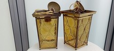 2 x alte Messing Lampe Laterne