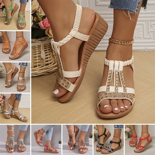 Damen keilsandalen sommer - damen,