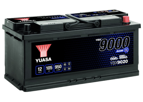 Agm autobatterie 105ah yuasa - agm,