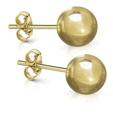 Kugel Ohrstecker Gold 333