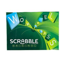 SCRABBLE ORIGINAL - MATTEL SPIELE - BUCHSTABENSPASS VERBINDET - guter Zustand✔️