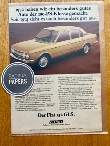 1974 fiat 132 gls limousine - fiat,
