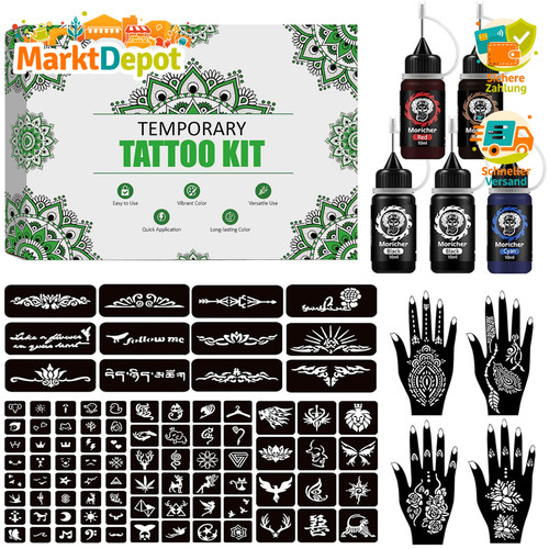 Henna tattoo kit mit - henna,