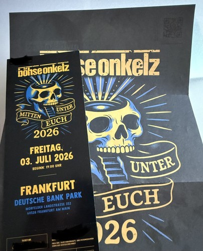 Böhse onkelz ticket mitten - böhse,