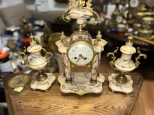 antike kaminuhr marmor