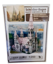 + KARTONMODELL KAISER-WILHELM-GEDÄCHTNISKIRCHE BERLIN Schreiber- BOGEN  809