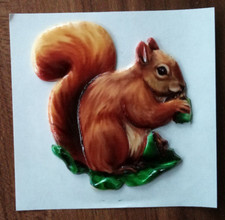 Wachsbild +++ EICHHÖRNCHEN  +++ Kerzenkunst Wachs QVC  Jittenmeier 2