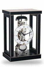 Hermle -Schwarz 27cm- 23056-740791 Hochwertige mechanische Tischuhr mit Schlüsse