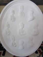 Platte mit Portraits der Königsfamilie Friedrich-Wilhelm III nach KPM-Vorlage,