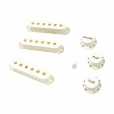 Fender Pure Vintage 60s Stratocaster Accessory Kit w/ Pickup Covers & Knobs (V…