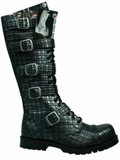Underground Shoes England Rangers Springerstiefel 20-Loch Boot Schnallen 5105
