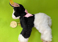 Steiff 6625/00 ziege goat rosa Schleife Glocke Cosy Zicky Dralon