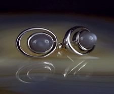 Ohrringe Silber 925 Mondstein