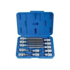 12-tlg Innensechskant 1/2" Stecknuss Satz 4 5 6 8 10 12 mm Inbus Kurz/Lang