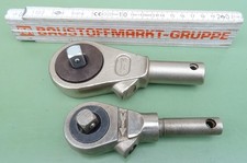 2 Ratsche Knarre 1/2" Umsteckknarre Ratschenschlüssel Adapter Antrieb ohne Griff