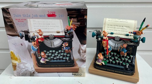 Enesco schreibmaschine mäuse - schreibmaschine,