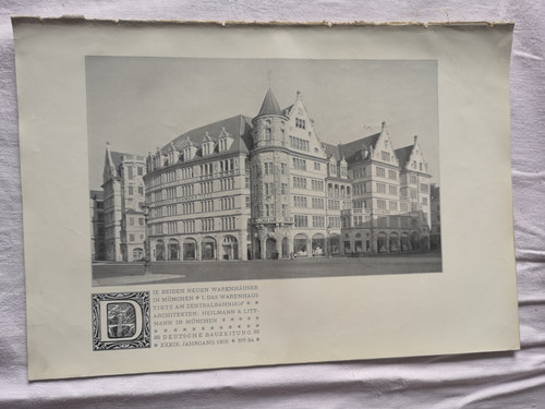 1905 bauzeitung münchen - rk,