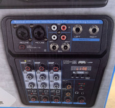 Mini audio mixer soundboard - mixer,