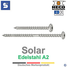 HECO Topix-Plus Tellerkopfschrauben T-Solar A2 V2A | Edelstahl Torx | Dachhaken