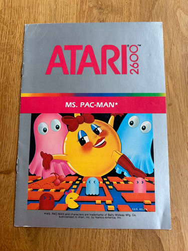 Atari 2600 anleitung - anleitung, ms