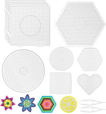 10 Stück Steckperlen Platten