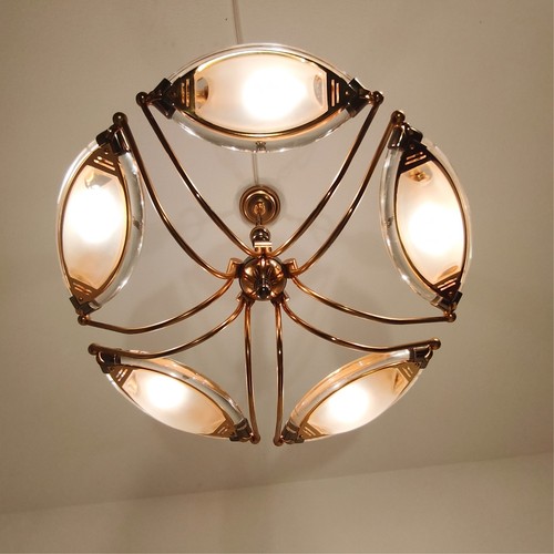 Ufo lampe space age messing - lampe,